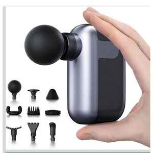 Portable Mini Massage Gun Deep Tissue Muscle Relief 3100 adjustable Speed